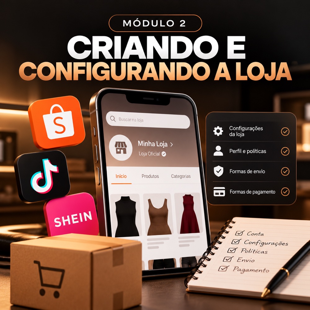 Módulo 2: Criando e configurando a loja